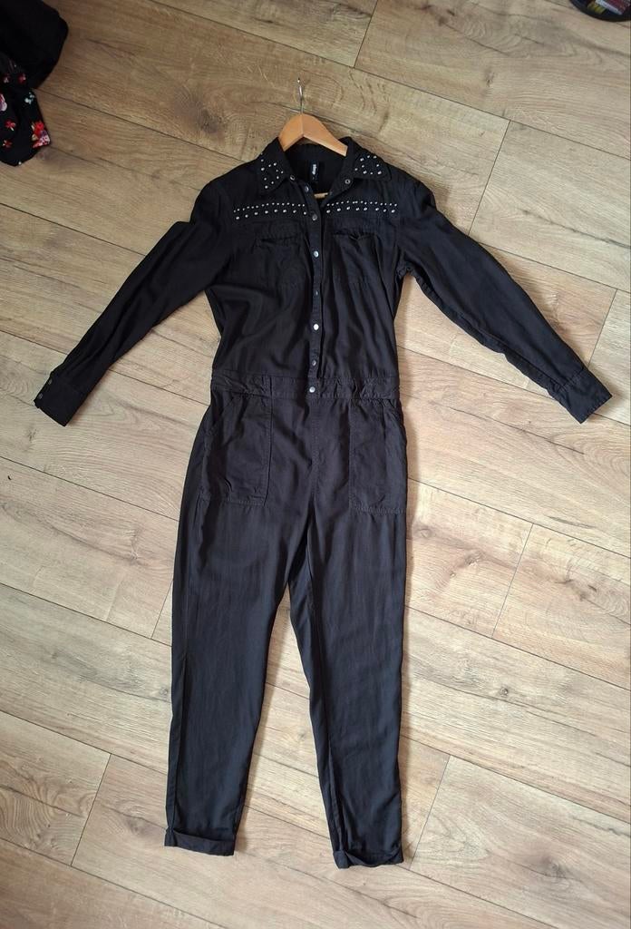 Jumpsuit Shoeby S, Kleding | Dames, Jumpsuits, Zwart, Ophalen of Verzenden, Zo goed als nieuw, Shoeby