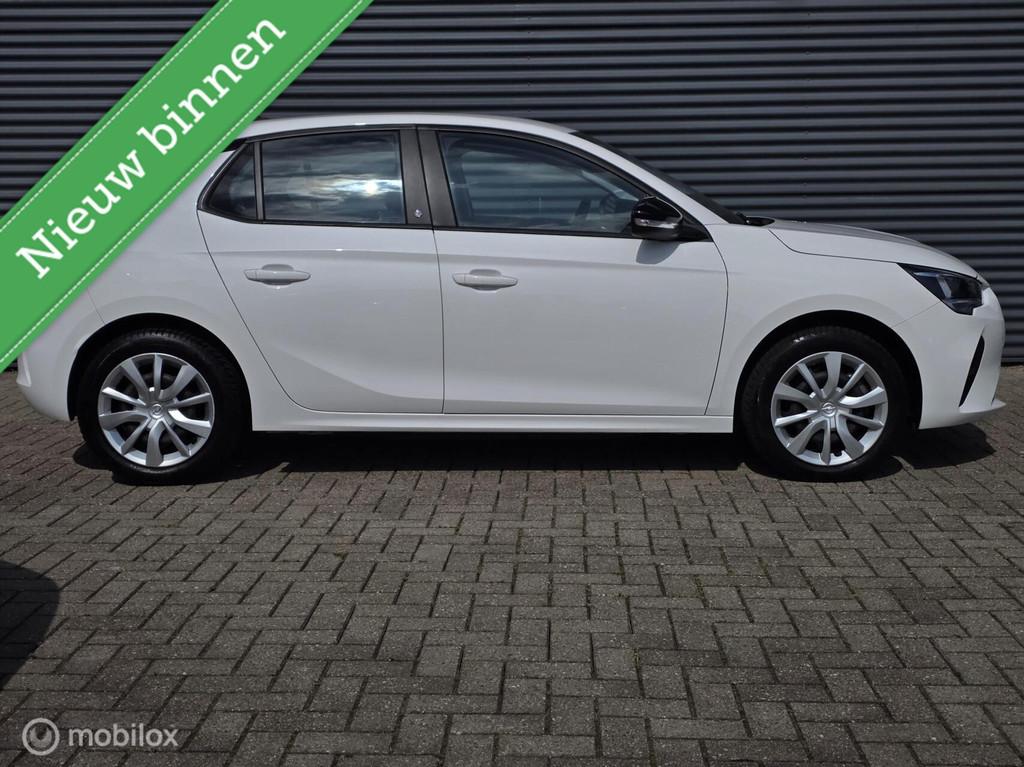 Opel Corsa-e Ultimate 50 kWh 1EIG/NAP/LED/CARPLAY, 136 pk, Gebruikt, Met garantie (alle), Wit