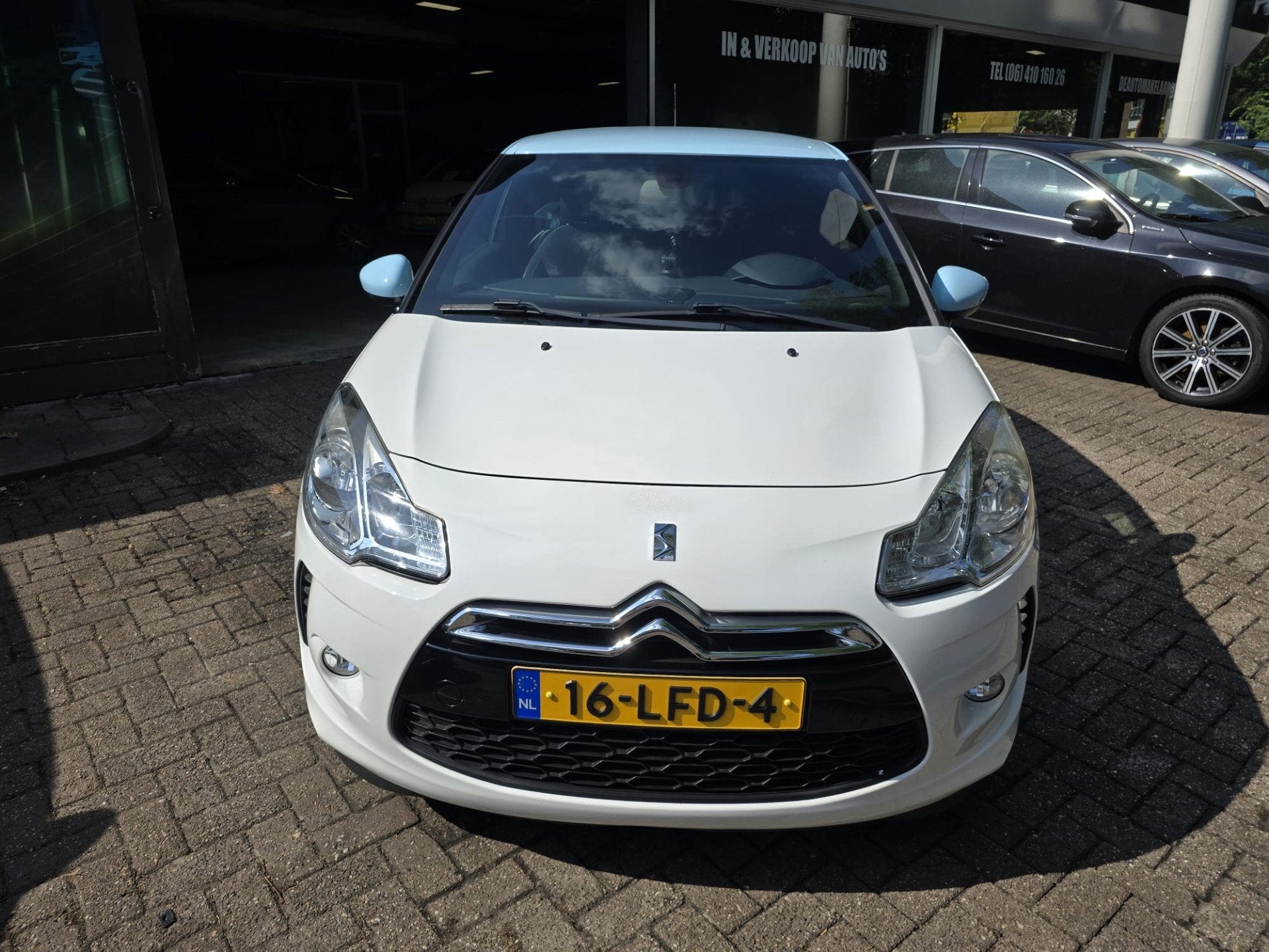 Citroen DS3 1.6 So Chic |3/6 OF 12MND GARANTIE | AIRCO | CRU, Voorwielaandrijving, Stof, 4 cilinders, Wit