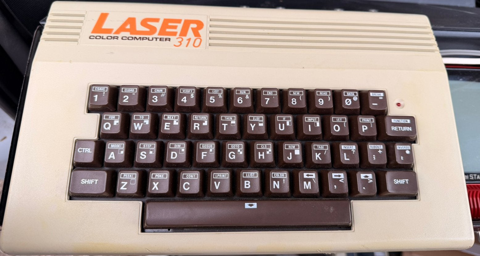 Vintage Laser Color Computer 310 - Retro Computer, Computers en Software, Verzenden