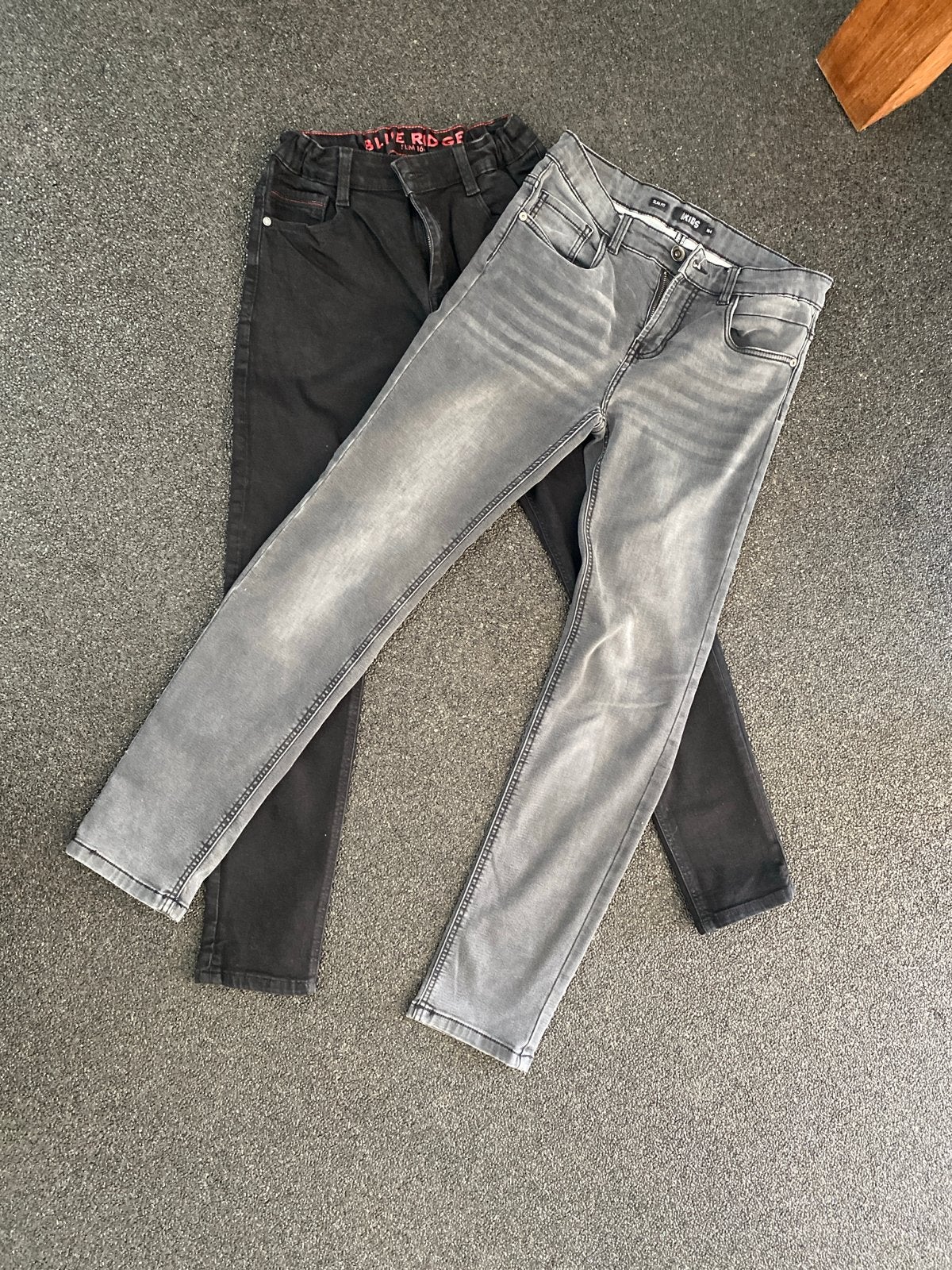 2 Jongens spijkerbroeken - Slim Fit - Maat 164, Kinderen en Baby's, Ophalen of Verzenden, Gebruikt, Jongen, Broek