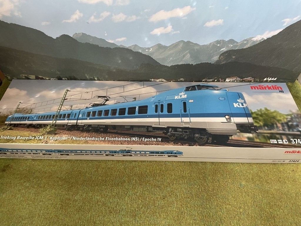 Märklin 37424 E-lok ICM-1 "Koploper" NS KLM-model, Wisselstroom, Treinset, Nieuw, Ophalen of Verzenden