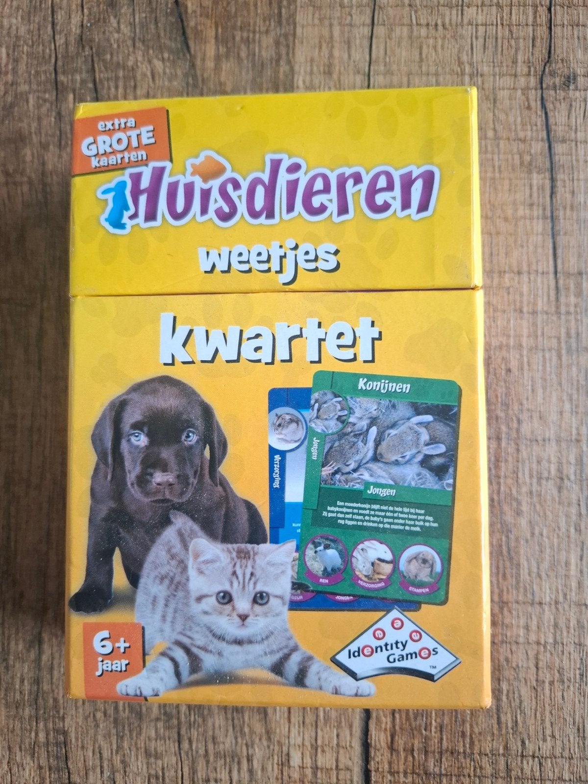 Kwartet Huisdieren weetjes - Gebruikt, Ophalen of Verzenden, Gebruikt