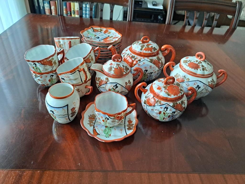 Chinees thee serviesgoed, Ophalen