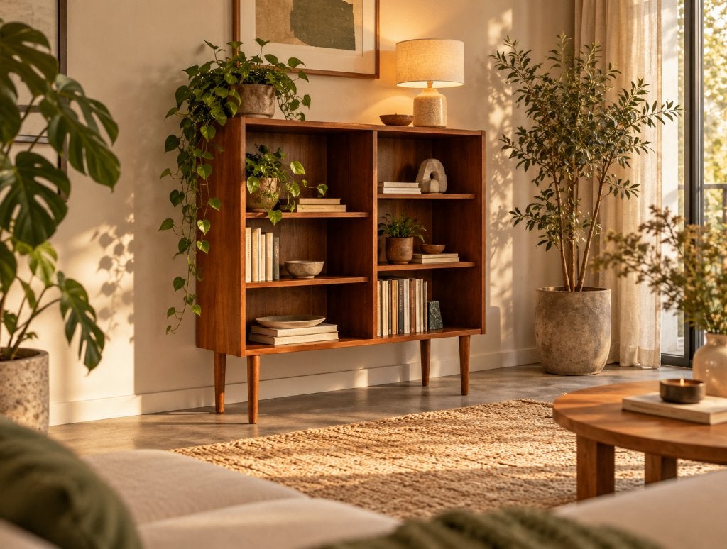 vintage teak boekenkast | kast | jaren 60 | Deens, Huis en Inrichting, Met plank(en), Gebruikt, ., Teakhout