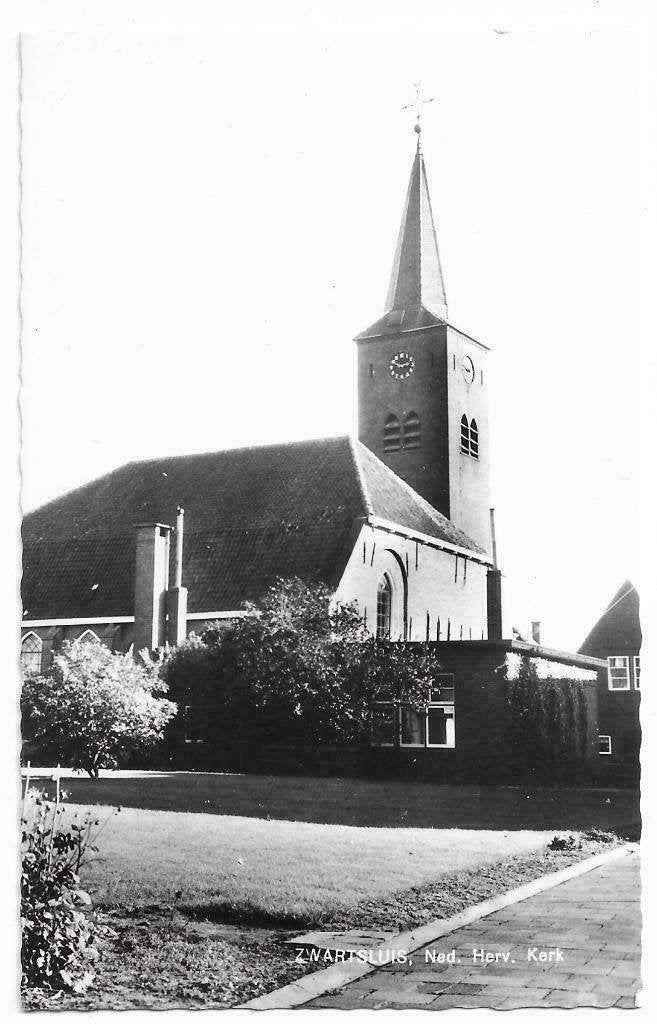 AK Zwartsluis - Ned. Herv. Kerk, Verzenden, 1960 tot 1980, Ongelopen, Overijssel