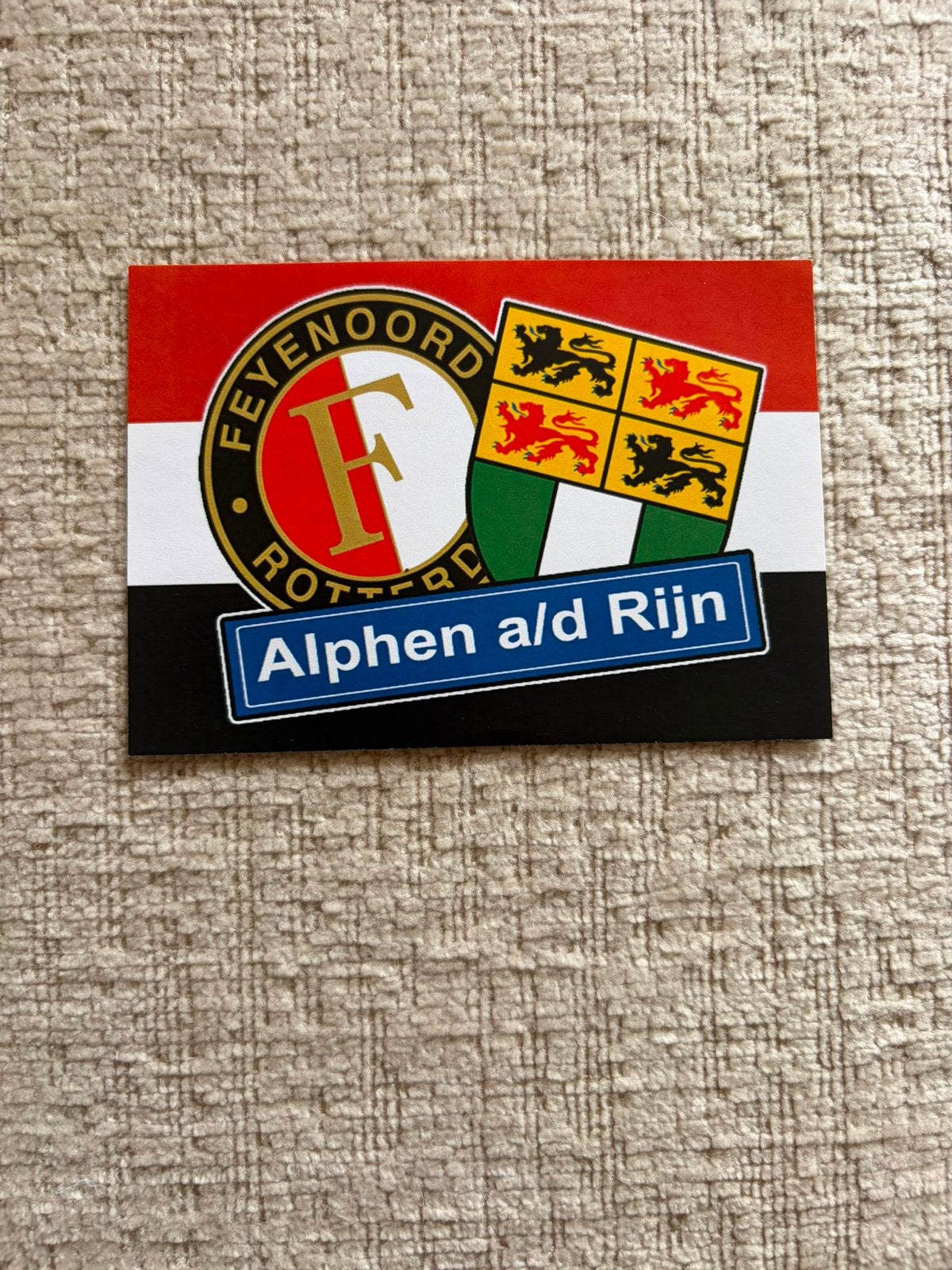 Feyenoord sticker, Ophalen of Verzenden, Zo goed als nieuw, Bedrijf of Vereniging