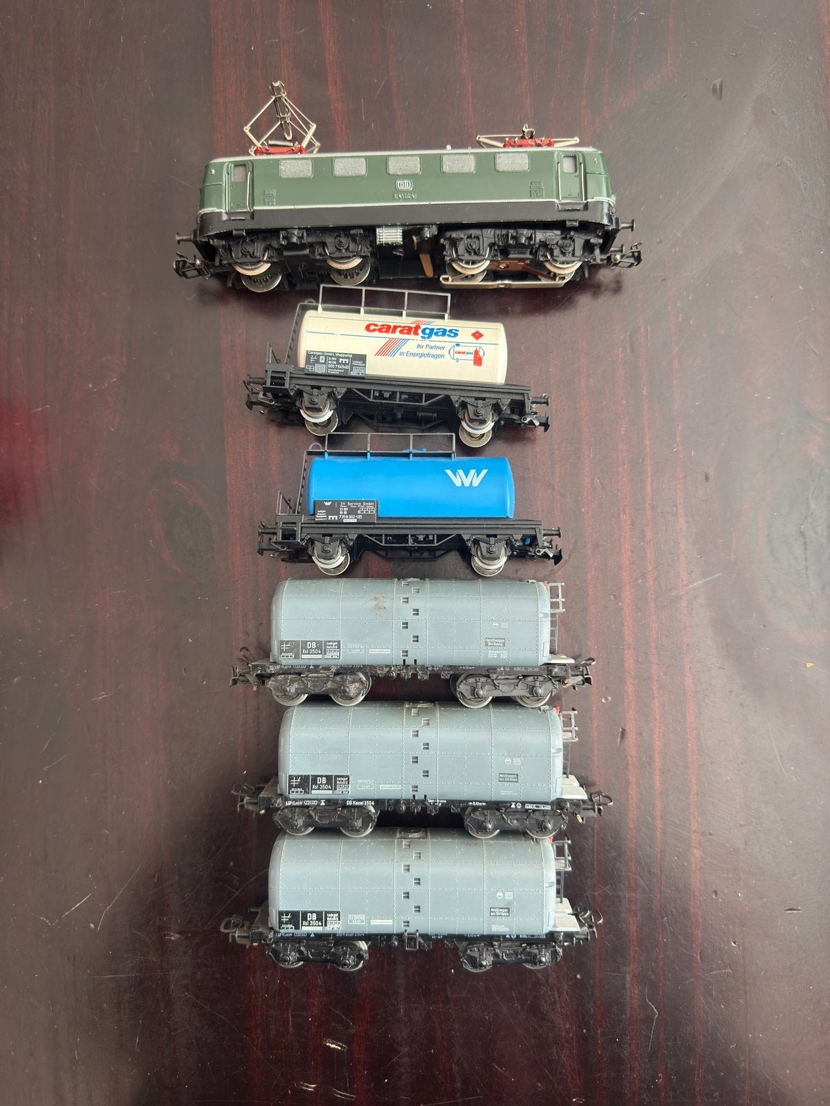 Märklin E41 met ketelwagons set | 1/87 modelspoor h0, Wisselstroom, Gebruikt, Locomotief, Ophalen of Verzenden