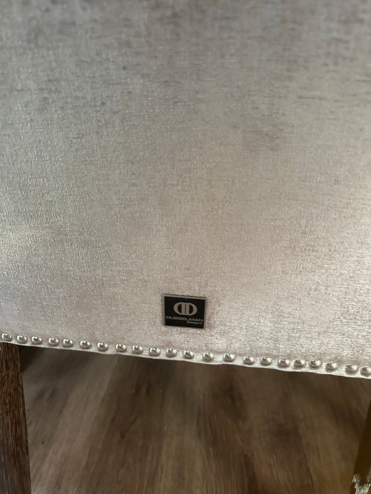 Robuuste eettafel met 8 luxe stoelen - Zo goed als nieuw, Ophalen, Gebruikt, Overige kleuren, Stof