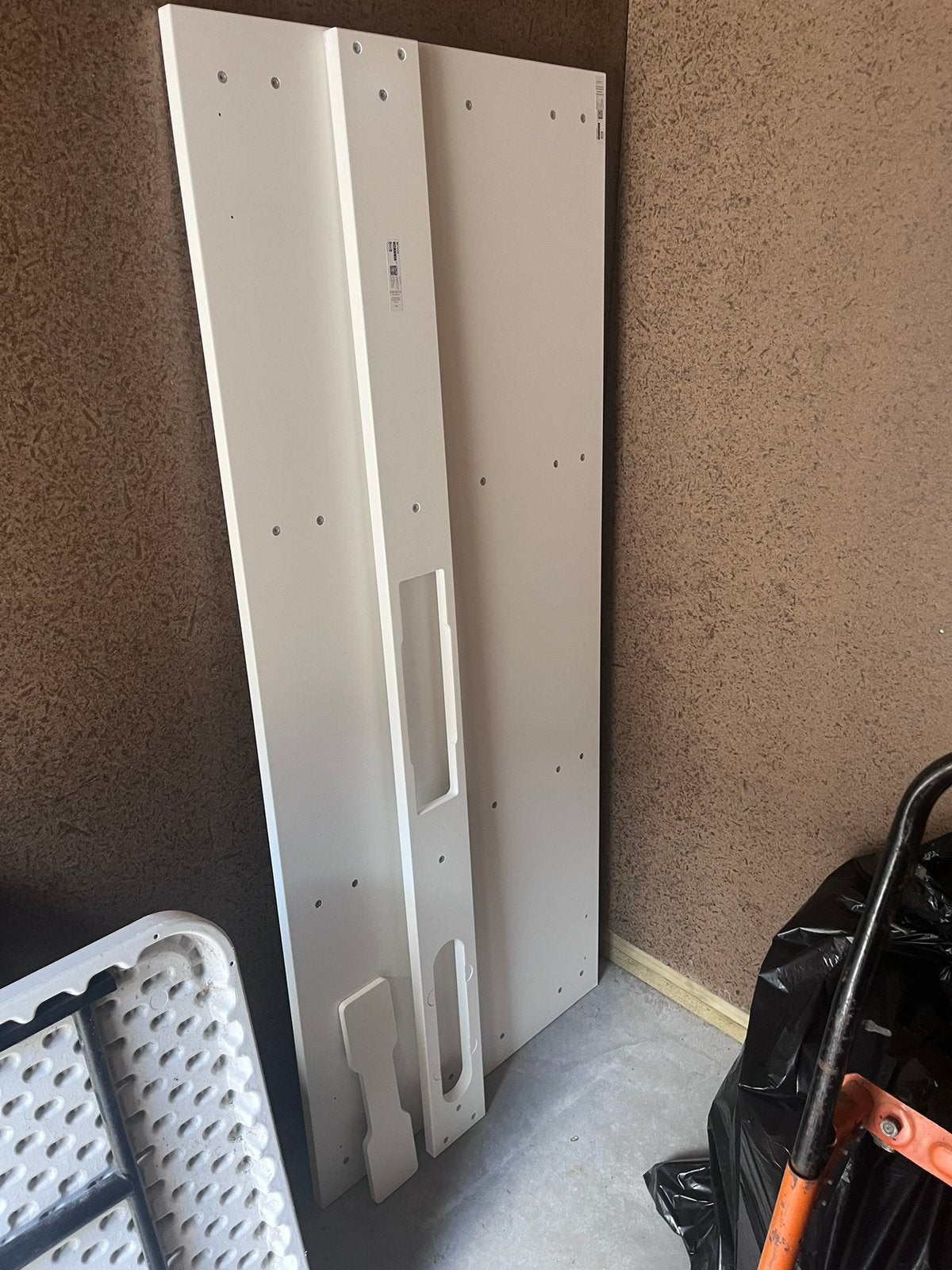 IKEA MITTZON tafelblad en insteekmodule 160 cm, Ophalen, Overige typen, 160 cm, Gebruikt