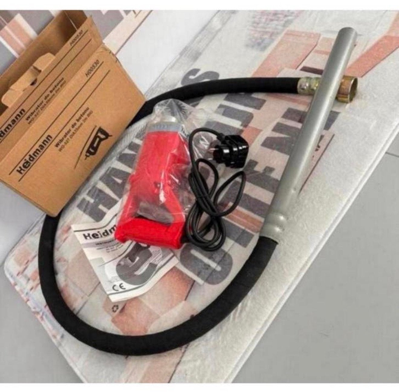 NIEUW Vibro-naald Betonvibrator 1250w beton vibronaald 2M, Nieuw, Ophalen of Verzenden, H, H