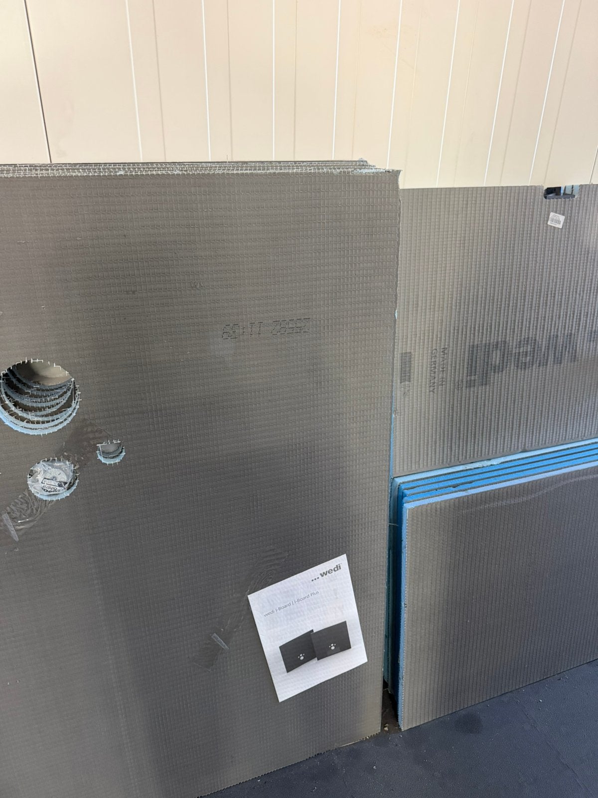 Wedi platen wedi board, Ophalen, Zo goed als nieuw