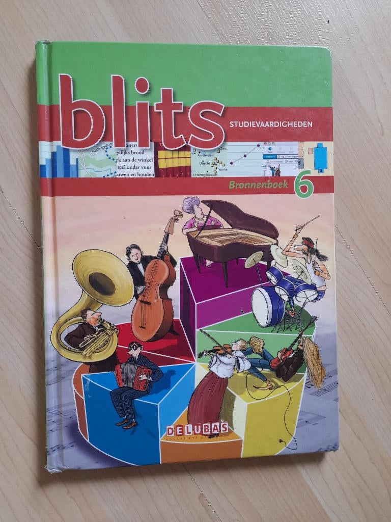 TAAL METHODE BLITS BRONNENBOEK GROEP 6 STUDIEVAARDIGHEDEN, Boeken, Ophalen of Verzenden, Gelezen, Overige niveaus, Nederlands