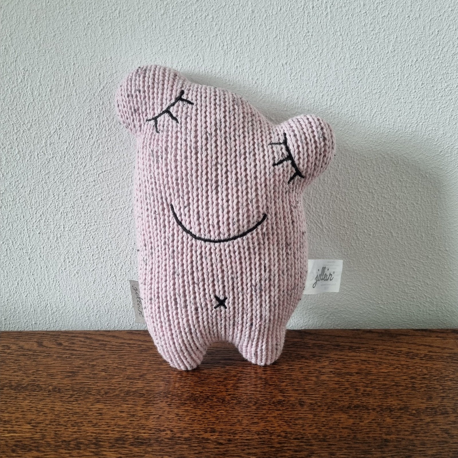 Jollein monster knuffel roze, Ophalen of Verzenden, Zo goed als nieuw, Overige typen