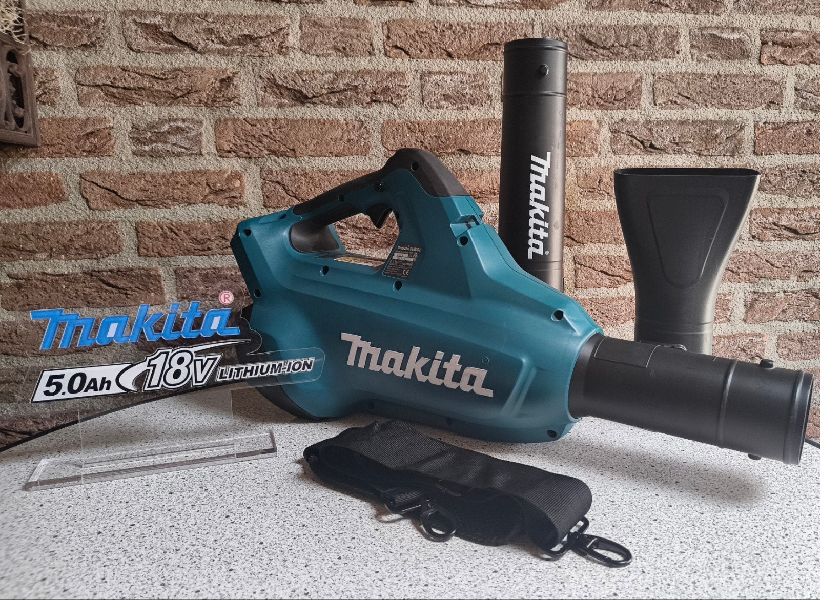 Makita DUB362 Bladblazer 36v / 2x18 volt (excl. accu/lader), Ophalen of Verzenden, Zo goed als nieuw, Makita, Accu