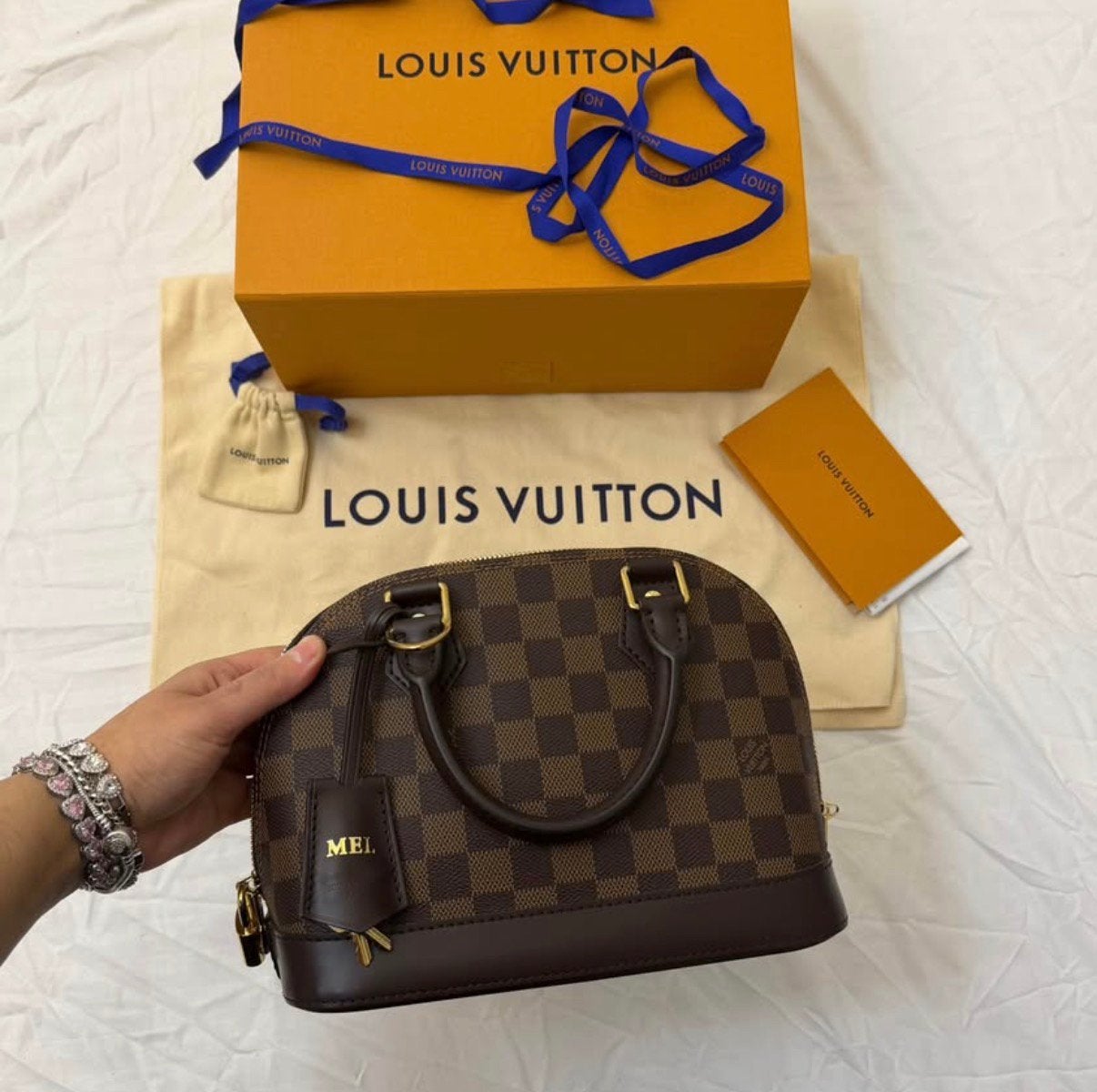Louis Vuitton Alma BB bag origineel nieuw, Ophalen of Verzenden, Nieuw, Bruin, Handtas