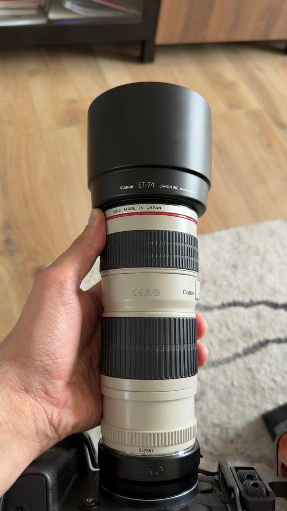 Canon EF 70-200mm f/4 L USM Telelens, Audio, Tv en Foto, Fotografie | Lenzen en Objectieven, Ophalen of Verzenden, Zo goed als nieuw