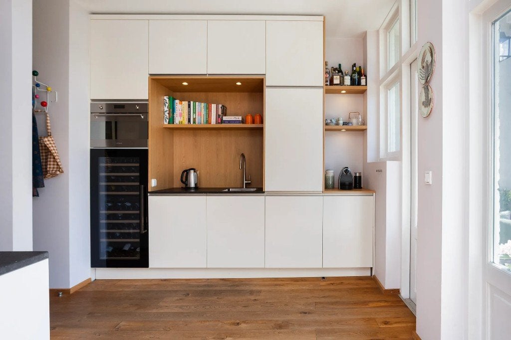 keuken, Huis en Inrichting, Ophalen, Gebruikt, Wit, Enkelwandige keuken