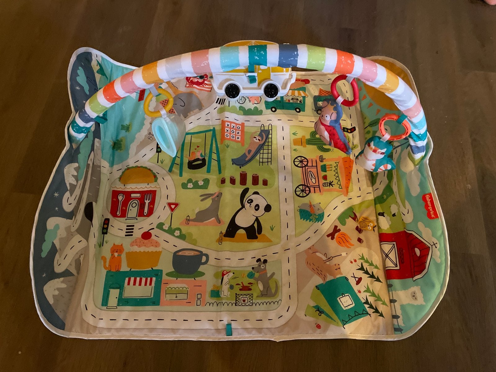 Fisher-Price Speelkleed met speelboog en speeltjes, Ophalen, Zo goed als nieuw, Speelset