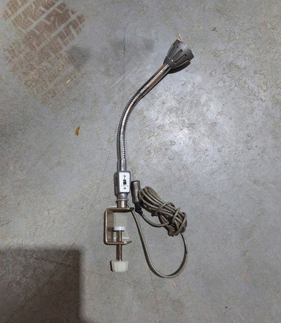 Vintage Philips EL 6031/00 Microfoon met Klembevestiging, Ophalen of Verzenden, Gebruikt, Overige typen