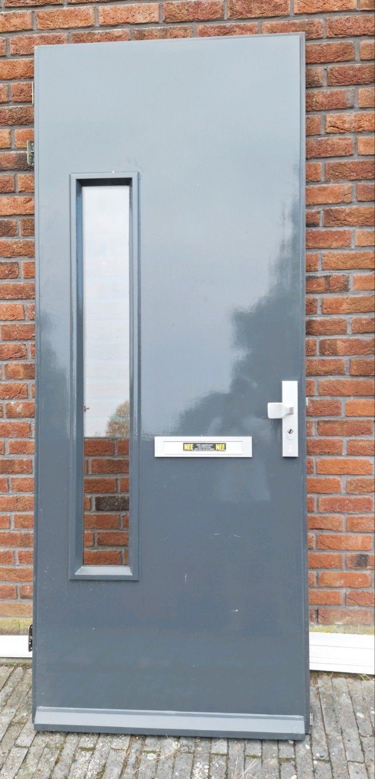 Hardhouten geïsoleerde voordeur, Ophalen, 80 tot 100 cm, 215 cm of meer, Buitendeur