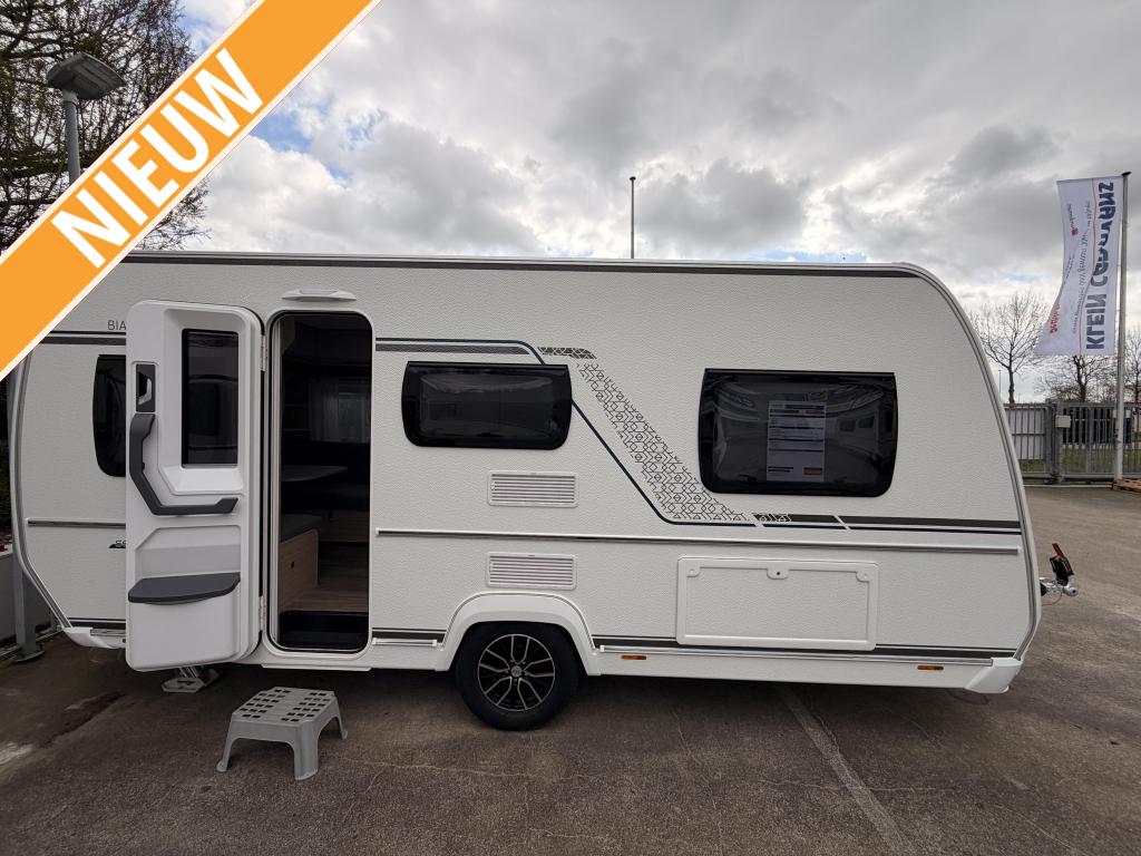 Te Koop: Fendt Bianco Selection 465+1800kg+bedverbreding+Alk, Caravans en Kamperen, Caravans, Overige typen, Bedrijf, Fendt, Schokbreker