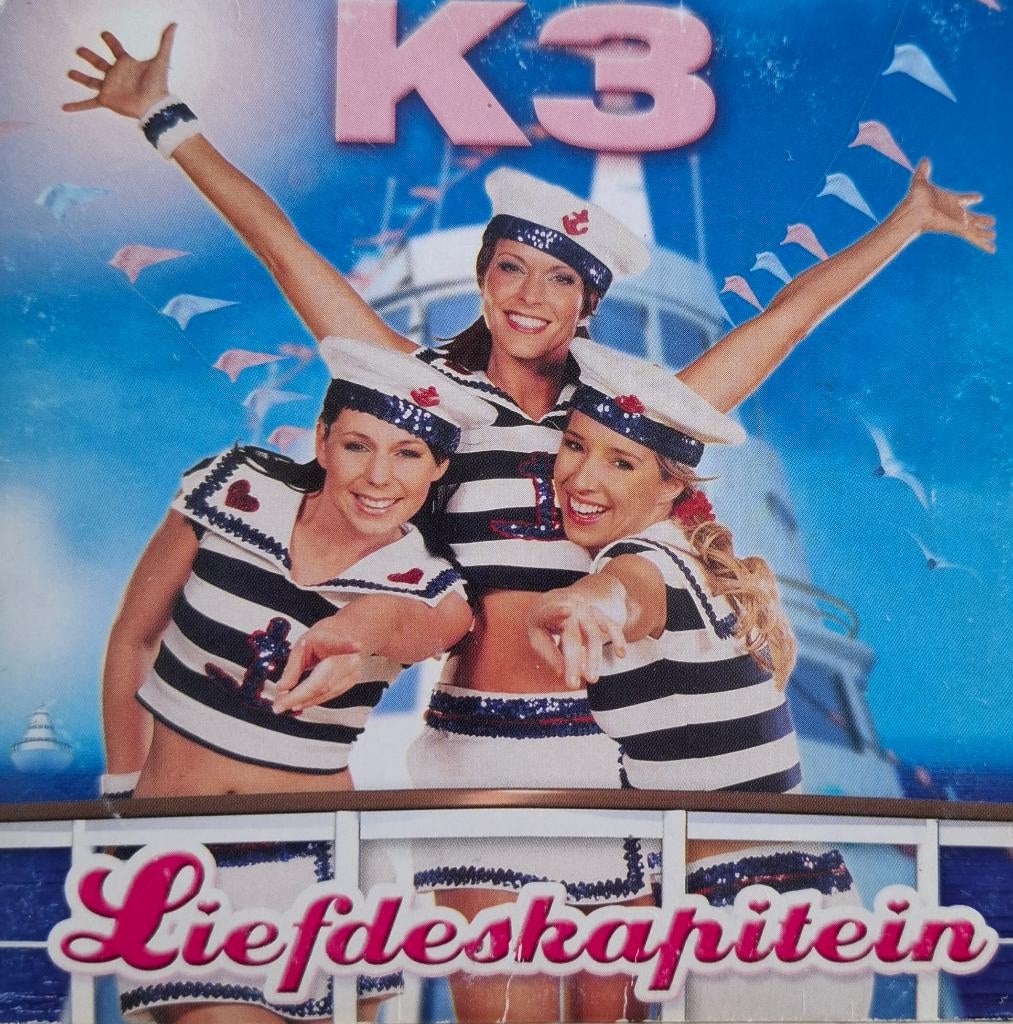 K3 Liefdeskapitein KRASVRIJE CD singel, Ophalen of Verzenden, Zo goed als nieuw