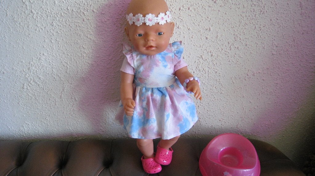 BABY BORN POP 43 CM, Ophalen of Verzenden, Gebruikt, Babypop
