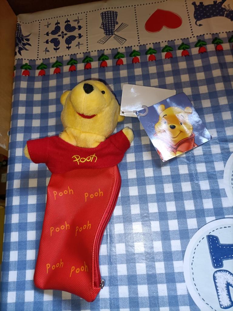 Winnie de pooh etui met kaartje, Ophalen of Verzenden, Zo goed als nieuw