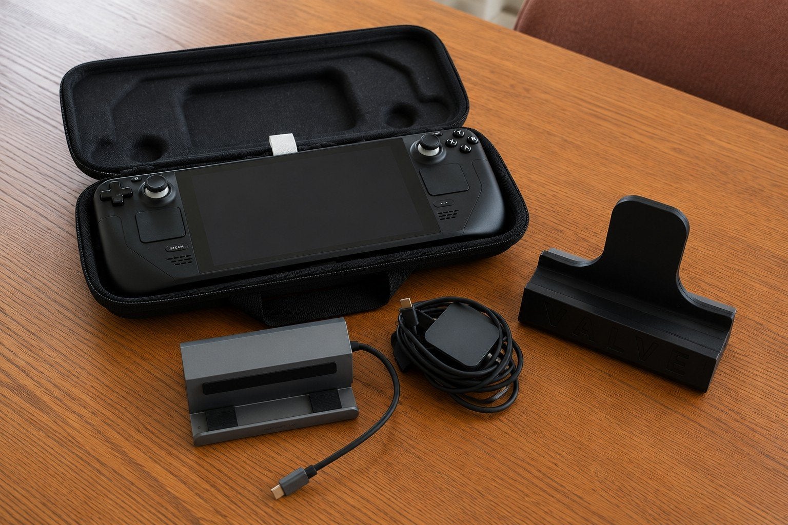 Steam Deck 256GB met Docking Station en alle toebehoren, Ophalen of Verzenden, Valve, Zo goed als nieuw