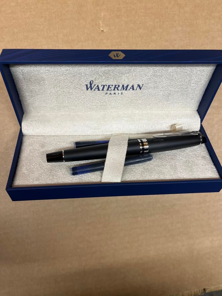 Waterman paris balpen zwart, Ophalen of Verzenden, Zo goed als nieuw, Nvt, Nvt