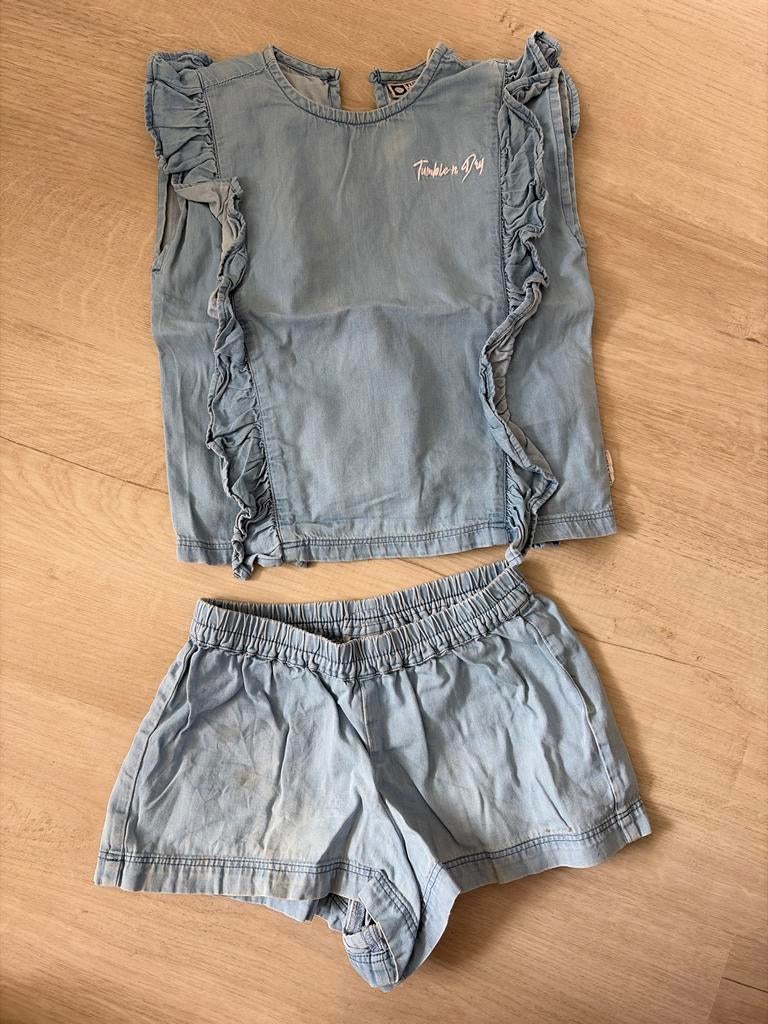 Tumble 'n Dry denim setje - topje en broekje, Ophalen, Gebruikt, Meisje, Setje