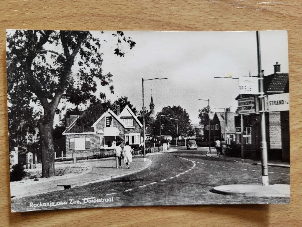 ansicht ROCKANJE Dorpsstraat, Ophalen of Verzenden, Voor 1920, Zuid-Holland