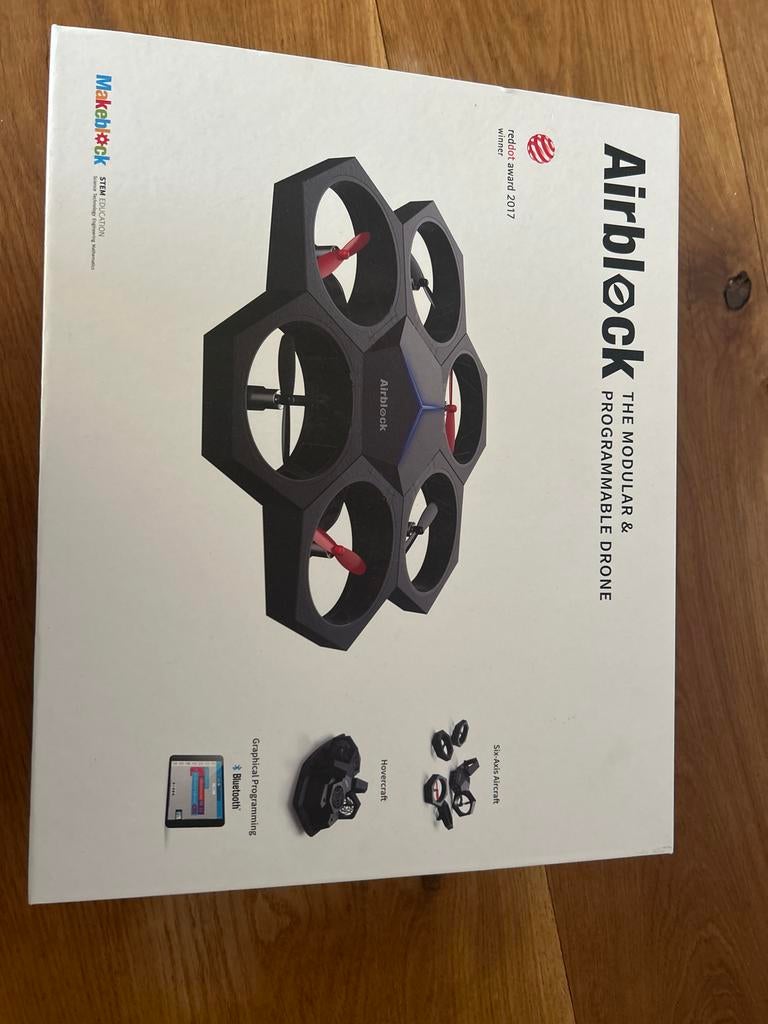 Airblock Modulaire Drone / Hovercraft, Audio, Tv en Foto, Drones, Ophalen, Overige merken, Minder dan 100 meter, Speelgoeddrone