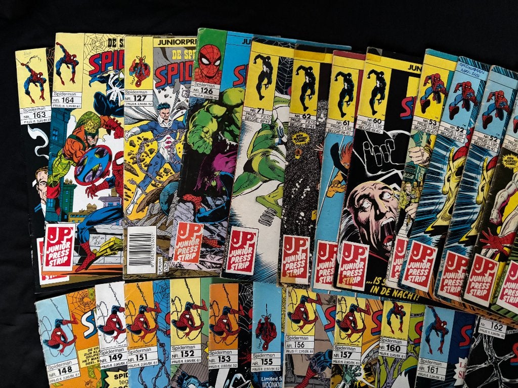 26x De Spektakulaire Spider-ManJuniorpress, Boeken, Gelezen, Amerika, Stan Lee, Ophalen of Verzenden