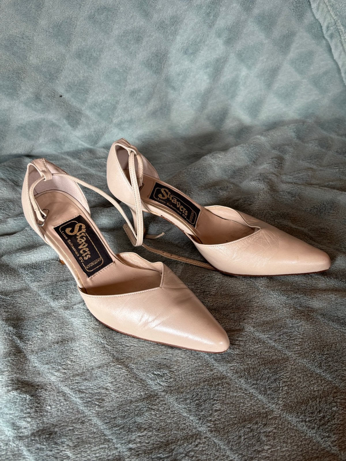 Elegante Stravers Pumps - Beige, Maat 34, Kleding | Dames, Ophalen, Pumps, Beige, Gedragen