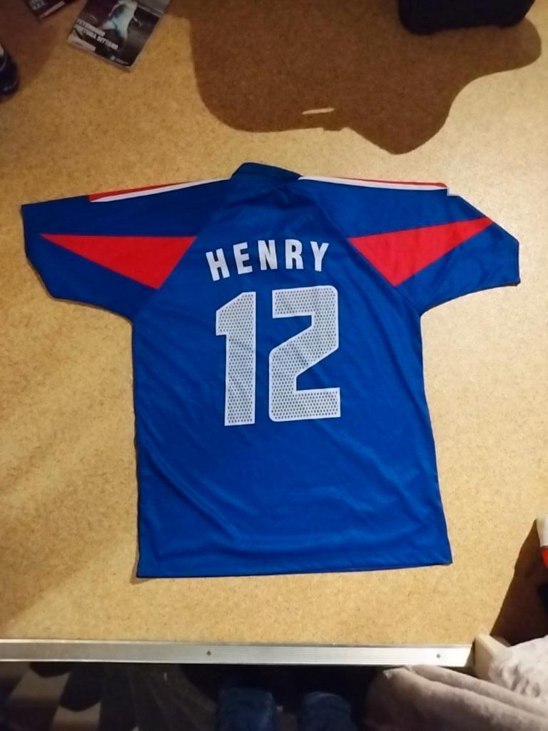 Voetbal shirt Frankrijk T.Henry, Ophalen of Verzenden, Zo goed als nieuw, Buitenlandse clubs, Shirt