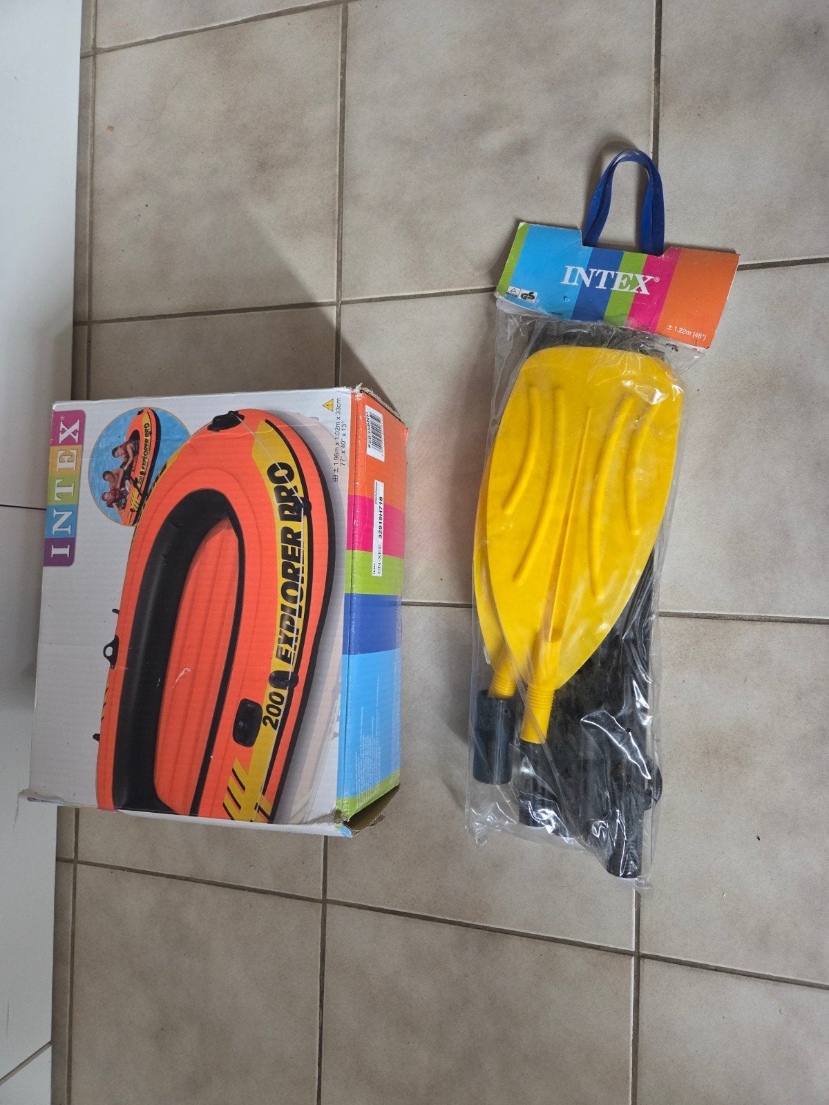 Intex Explorer Pro 200 opblaasboot met peddels, Ophalen, Nieuw
