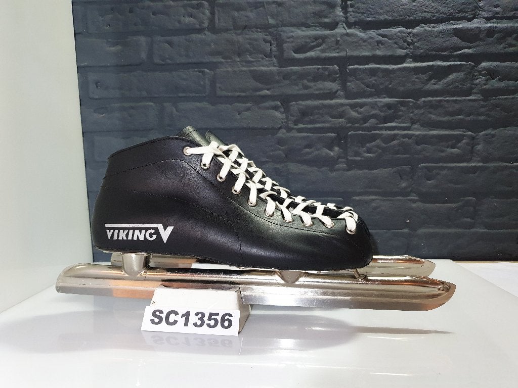 Viking Junior Tournoren Lage Laag Noren Leder Zwart Maat 43, Sport en Fitness, Schaatsen, Viking, Verzenden, Nieuw, Noren