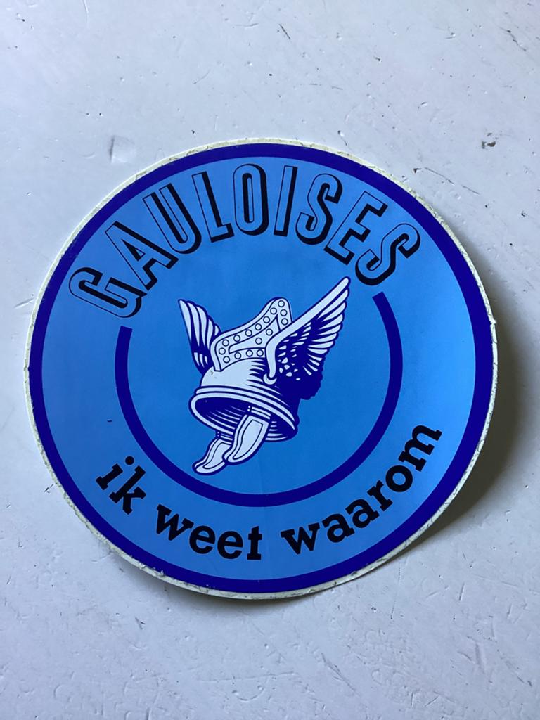 Sticker Gauloises, Verzenden, Zo goed als nieuw, Merk