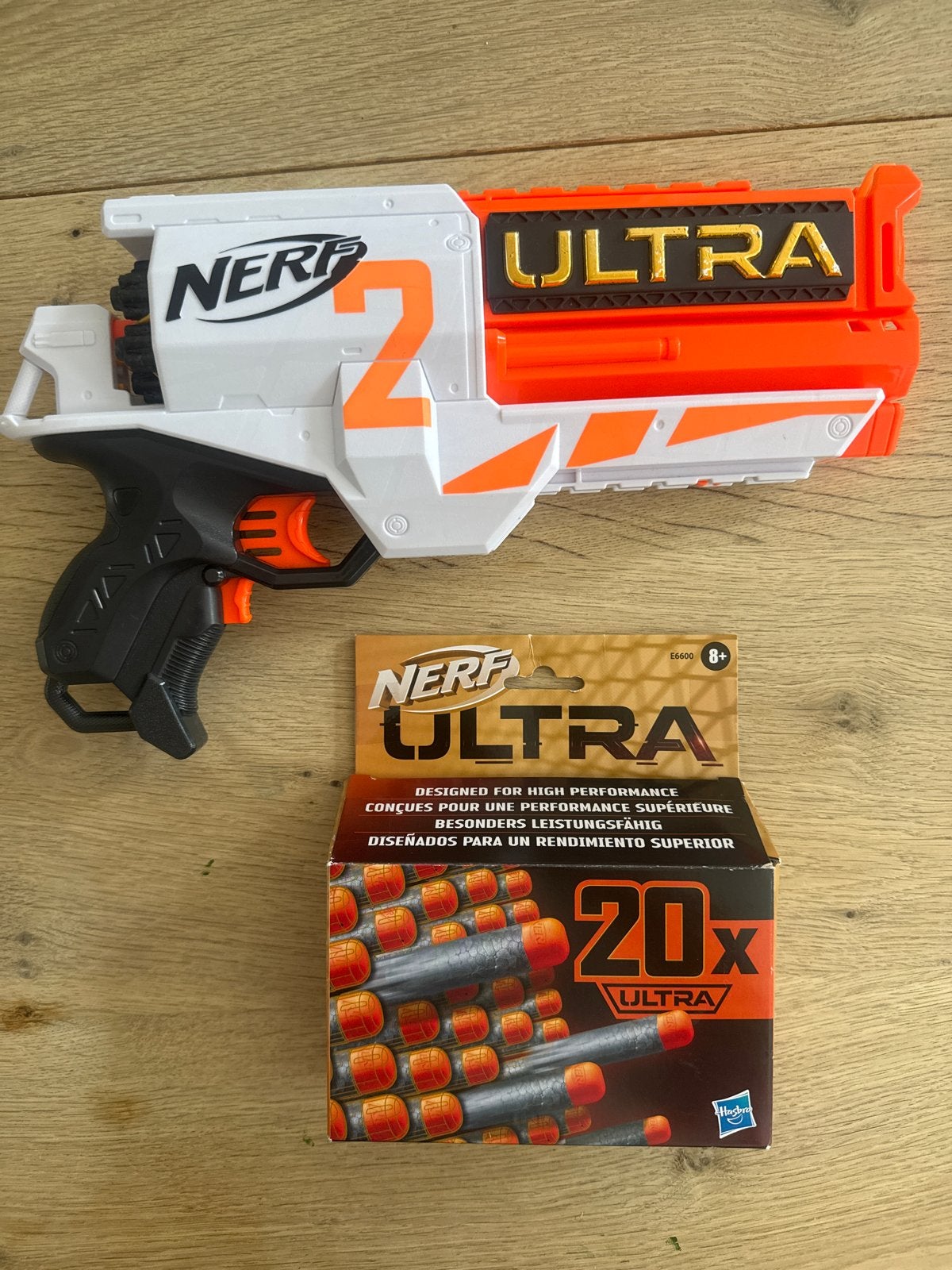 Nerf Ultra Two Blaster met 20 Ultra Darts, Ophalen of Verzenden, Gebruikt