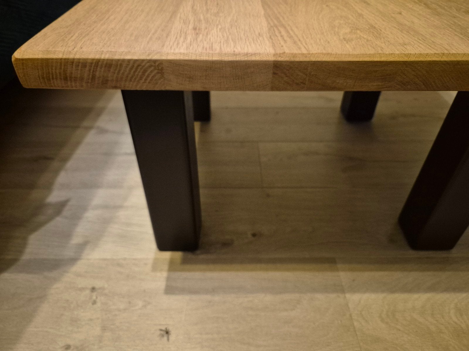Blank eiken bijzet tafel, Huis en Inrichting, 50 tot 100 cm, Vierkant, Tot twee personen, 50 tot 100 cm