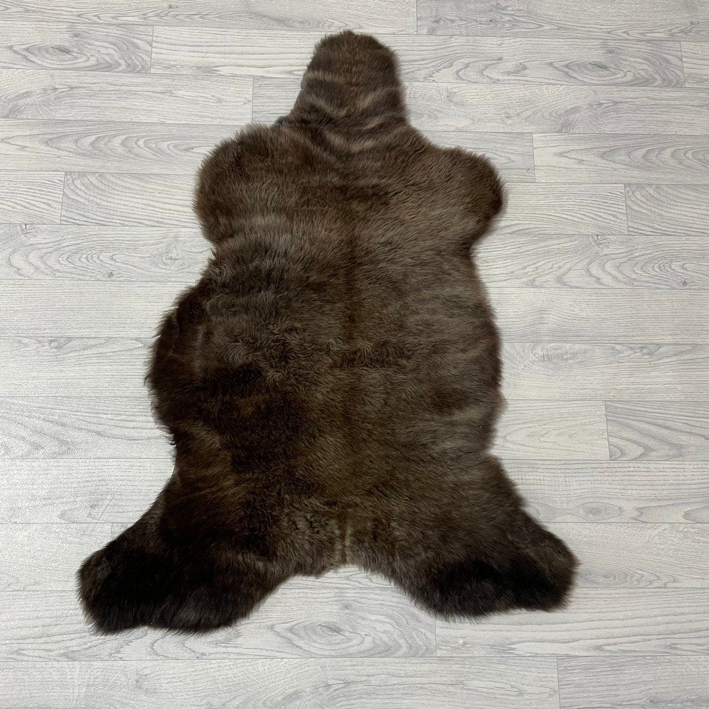 Schapenvacht bruin multicolor 105x75cm #1724 | Lederstore, Landelijk, modern, Scandinavisch, industrieel, 100 tot 150 cm, Nieuw