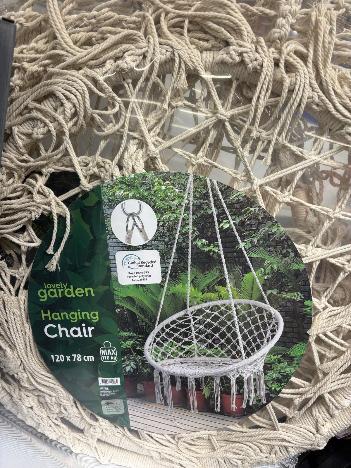 Lovely Garden Hangstoel, Ophalen, Zo goed als nieuw, Overige materialen