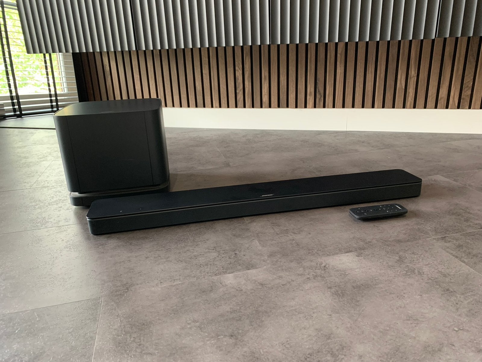 Bose Soundbar 500 en Bass Module 500, Audio, Tv en Foto, Soundbars, Ophalen, Zo goed als nieuw