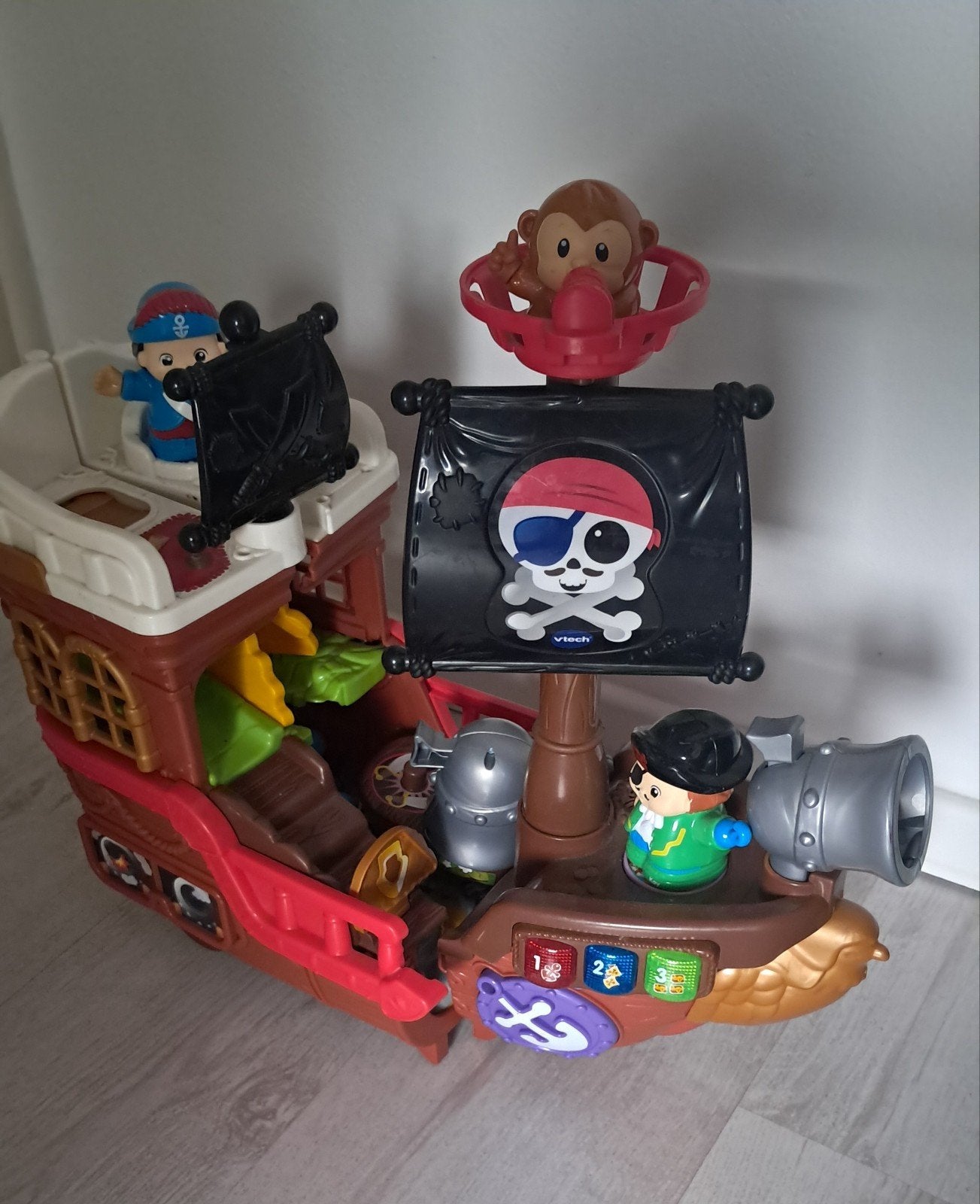V-TECH V-TECH PIRATENSCHIP MET LICHT EN GELUID, Kinderen en Baby's, Speelgoed | Vtech, Ophalen of Verzenden, Zo goed als nieuw