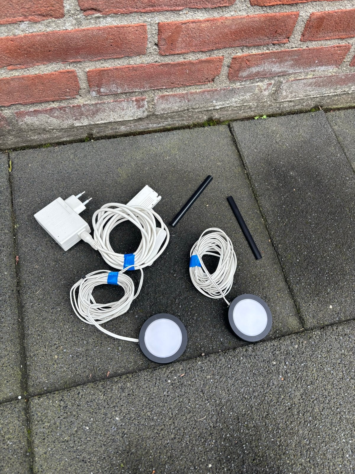 IKEA verlichting milsbo kast vitrine, Met schakelaar, Wit, Gebruikt, Kunststof