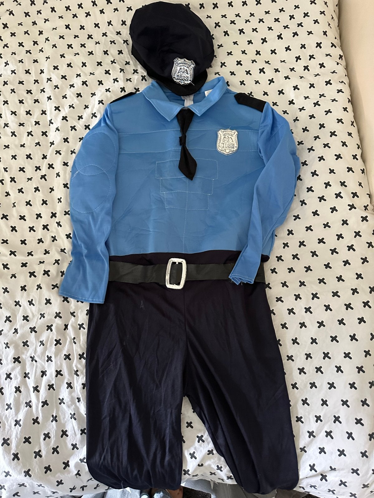 Politie kostuum voor kinderen maat 152 met pet, Ophalen of Verzenden, Zo goed als nieuw, 146 t/m 152, Jongen of Meisje