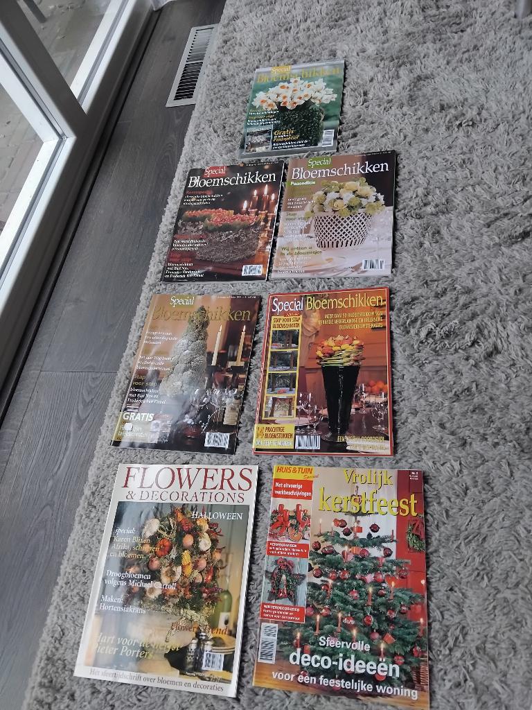 7x TIJDSCHRIFT SPECIAL BLOEMSCHIKKEN/MAGAZINE IN 1 KOOP, Ophalen, Zo goed als nieuw, Overige typen