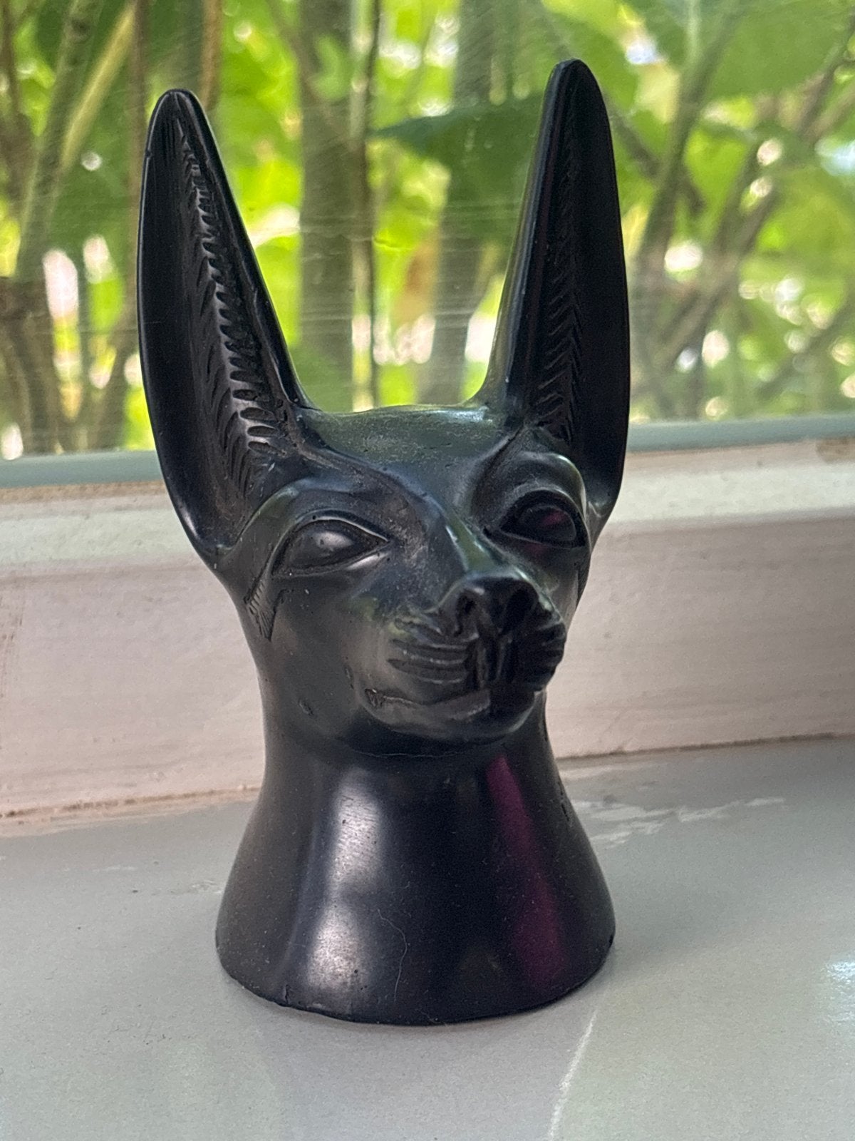 Anubis Beeldje - Egyptische God van het Hiernamaals, Ophalen of Verzenden, Gebruikt, Dier